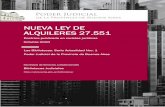 NUEVA LEY DE ALQUILERES 27 - SCBA