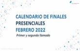 CALENDARIO DE FINALES SEPTIEMBRE 2020