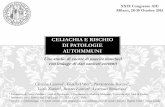 CELIACHIA E RISCHIO DI PATOLOGIE AUTOIMMUNI