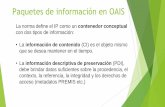 Paquetes de información en OAIS