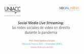 Social Media Live Streaming: las redes sociales de video ...