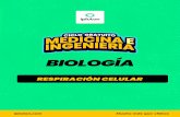 Biología RESPIRACIÓN CELULAR