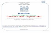 Instructivo Segundo Concurso Concurso 2021 - Ingreso 2021