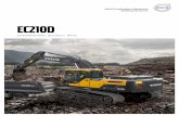Volvo Brochure Crawler Excavator EC210D Portuguese