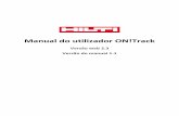 Manual do utilizador ON!Track - hilti.com.br