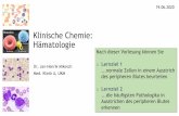 Klinische Chemie: Hämatologie