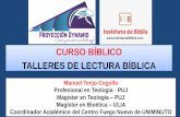 CURSO BÍBLICO TALLERES DE LECTURA BÍBLICA