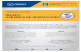 DN-0496 GERENCIA DE OPERACIONES