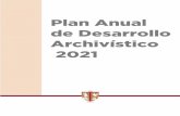 Plan Anual de Desarrollo Archivístico 2021