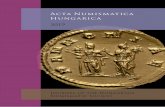 Acta Numismatica Hungarica