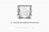 V. Ley de Disciplina Financiera