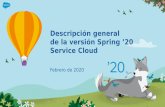 Descripción general de la versión Spring ’20 Service Cloud