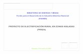 PROYECTO DE ELECTRIFICACIÓN RURAL EN ZONAS AISLADAS …