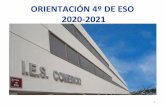 ORIENTACIÓN 4º DE ESO 2020-2021