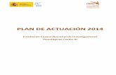 PLAN DE ACTUACIÓN 2014 - CNIO