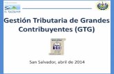 Gestión Tributaria de Grandes Contribuyentes (GTG)