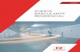 PUERTA BASCULANTE RESIDENCIAL - Puertas Metálicas de ...
