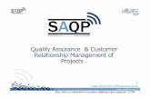Quality Assurance & Customer Relationship Management of ...