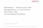 BIMBO - Manual de Acceso Transportistas v02