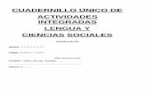 CUADERNILLO ÚNICO DE ACTIVIDADES INTEGRADAS LENGUA Y ...
