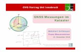 Z GNSS Messungen im Kataster - Universität Innsbruck