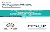 Los organismos autónomos del Estado mexicano.