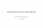 MEDIDAS FISCALES ANTIABUSO - DGI