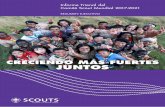 CRECIENDO MÁS FUERTES JUNTOS - scout.org