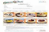 海洋公園 Ocean Park 蛋糕訂購表格 Cake Order Form