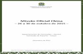 Relatório Missão Oficial China
