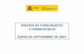 PRECIOS DE CARBURANTES Y COMBUSTIBLES DATOS DE …