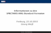 Informationen zu den SPECTARIS-XML-Standard-Formaten