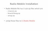 วิธีการใช้งาน Radio Mobile