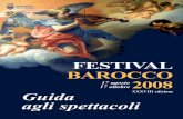 Festival Barocco 2008. Guida agli spettacoli