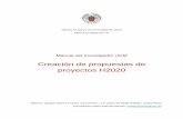 Creación de propuestas de proyectos H2020