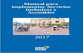 Manual para implementar Servicios Inclusivos y Accesibles