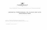 MARCA PERSONAL: EL CASO DE LOS INFLUENCERS