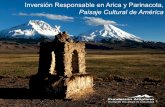 Inversión Responsable en Arica y Parinacota, Paisaje ...