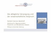 JHV-2017 Donner-Banzhoff alltägliche Versorgung-wiss ...