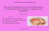 Asociación mamográfica y anatomopatológica en las lesiones ...