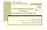 Fonctionnement exécutif : Un ou des Wisconsin Card Sorting ...