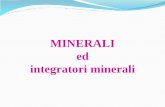 MINERALI ed integratori minerali