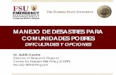 MANEJO DE DESASTRES PARA COMUNIDADES POBRES