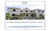 PLAN ESTRATÉGICO 2020-2025 - Procuraduría de la ...