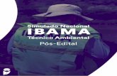 1 Simulado Nacional IBAMA Cargo: Técnico Ambiental - Pós ...