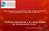 Segundo Seminario Internacional: China, América Latina y ...