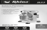Batidora Planetaria - Rhino
