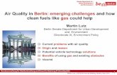 Air Quality in Berlin: emerging challenges and ... - SEDIGAS
