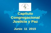 Capítulo Congregacional Justicia y Paz