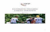 ULTIMATE FRISBEE CORSO DOCENTI - FIFD